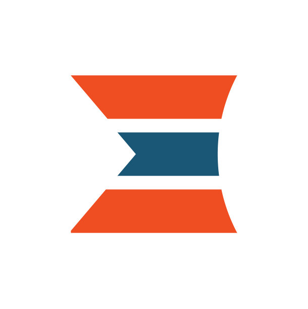 E字母logo设计模板图片下载