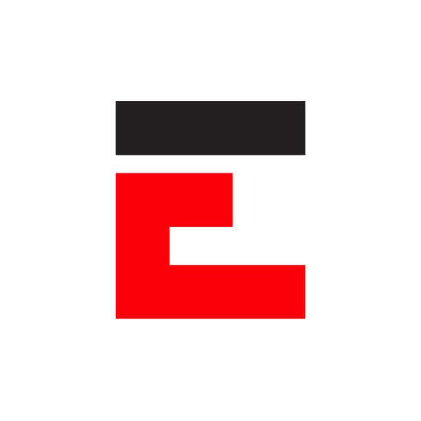 E字母logo设计模板图片下载