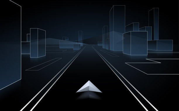 导航地图黑色风格背景图片下载