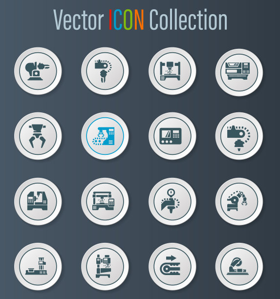 机床图标集图片下载