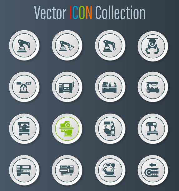 机床图标集图片下载