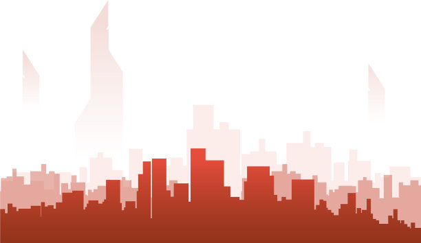 城市轮廓的颜色图片下载