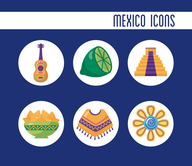 捆绑墨西哥图标图片下载