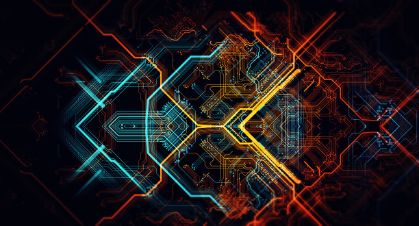 服务器中执行数据的印刷电路板图片下载