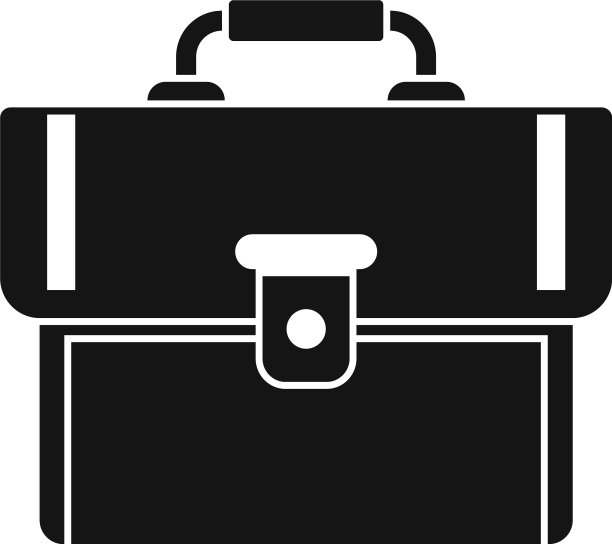 皮包图标简约风格图片下载