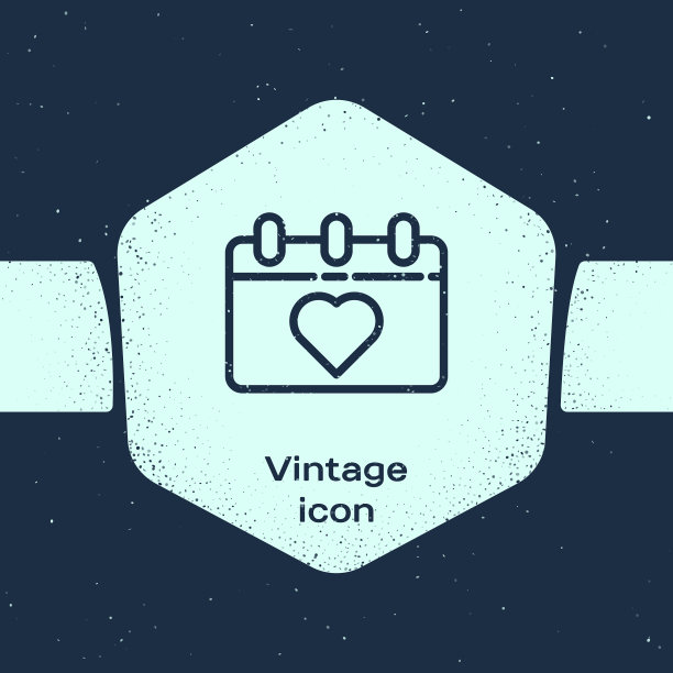 Grunge线日历与3月8日图标隔离图片下载