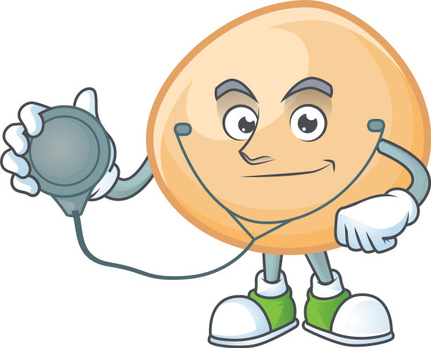 卡通人物布朗蹦跳中的一位医生图片下载