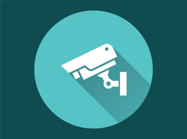 监控摄像头图标的图形和网络图片下载