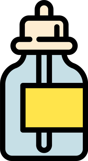 电子烟瓶有毒液体图标轮廓图片下载