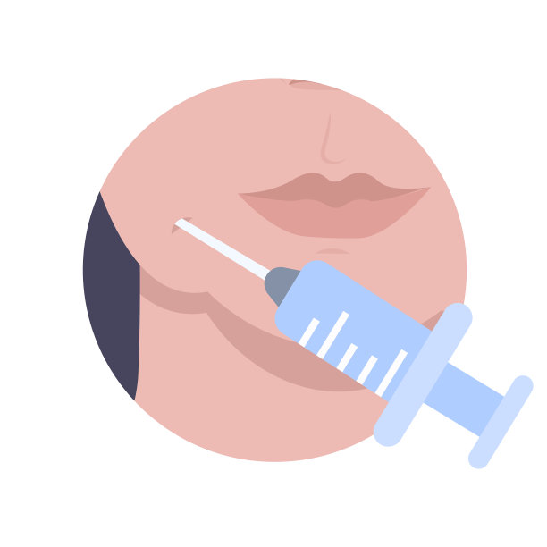 方下巴凹陷双颊真皮透明质酸图片下载