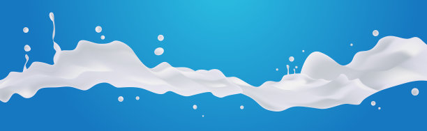 白色液体飞溅逼真滴和飞溅图片下载