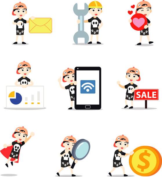 设定人物女人穿独特的头骨爱人图片下载