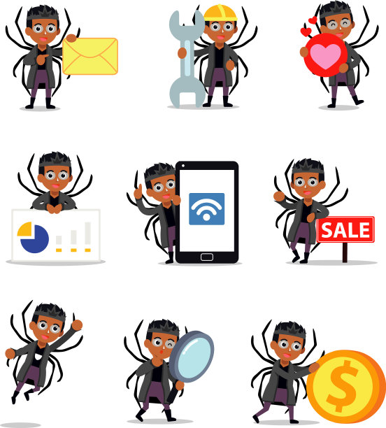 将人物设定为恶魔蜘蛛王图片下载