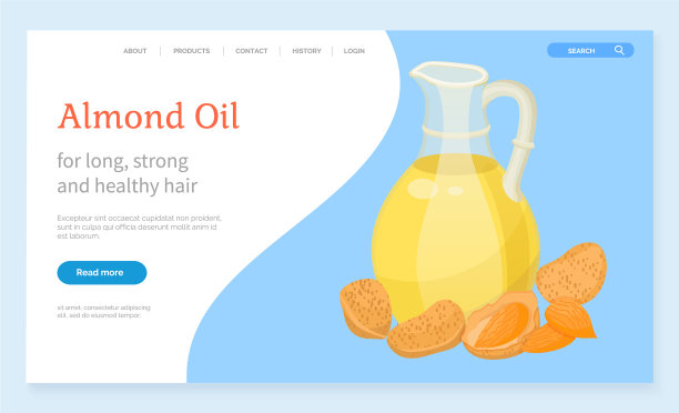 玻璃明信片上的杏仁发油图片下载