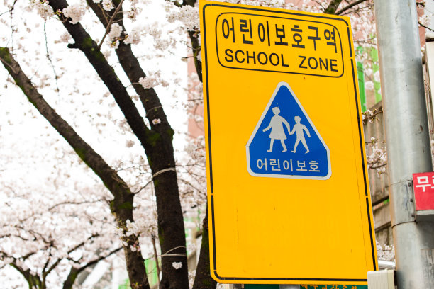 儿童保护区域需要注意的标志图片下载