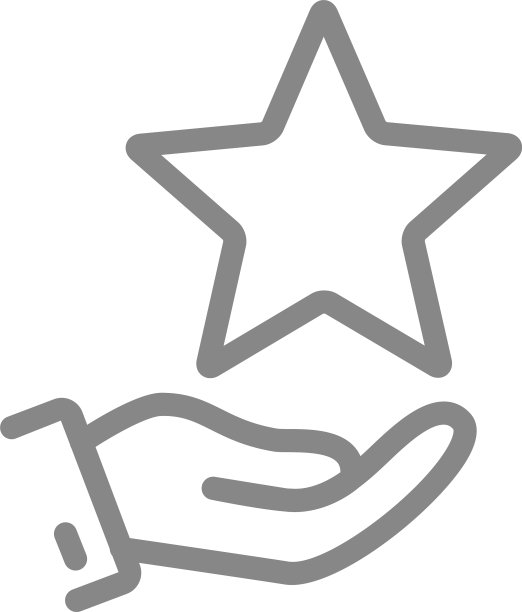 手持星星的慈善图标图片下载