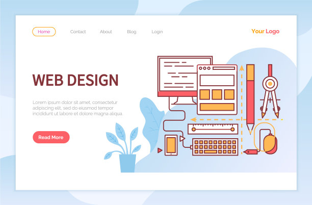 网页设计开发网站界面图片下载