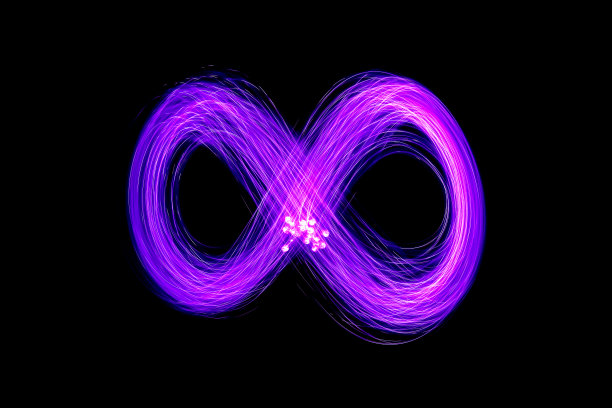 冻结光照片。抽象图案的背景。永恒的标志。图片下载