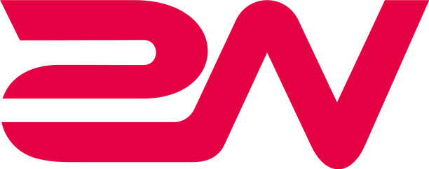 字母rn条纹链接几何标志图片下载