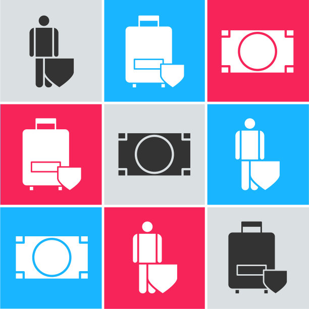 设人身保险，保护旅行行李图片下载