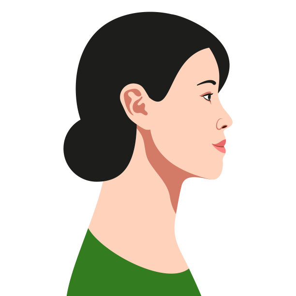 亚洲女人的头像头像头像。图片下载