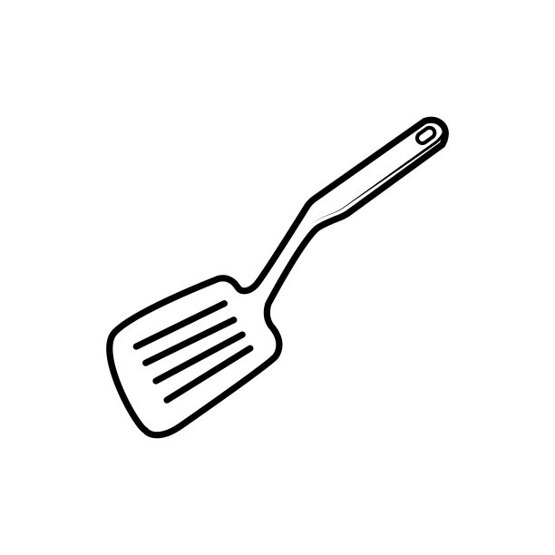 刮刀图标时尚的平面设计图片下载