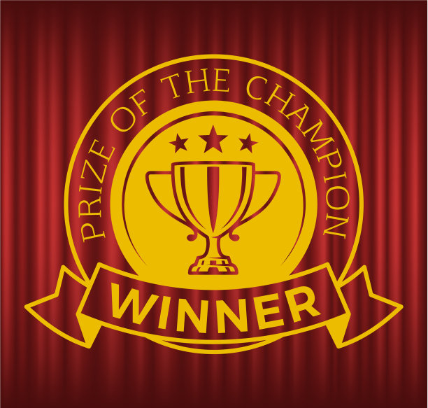 奖金冠军得主徽章金奖图片下载