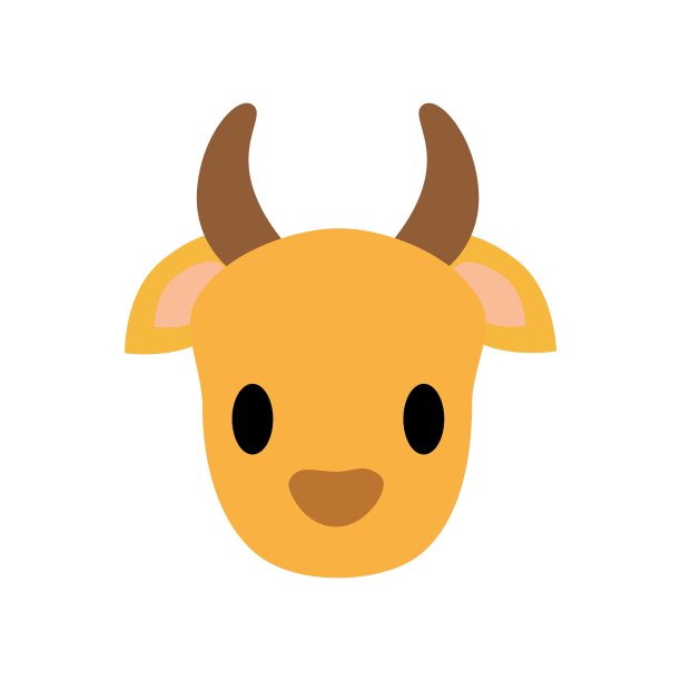 可爱的山羊平面矢量图标插图图片下载