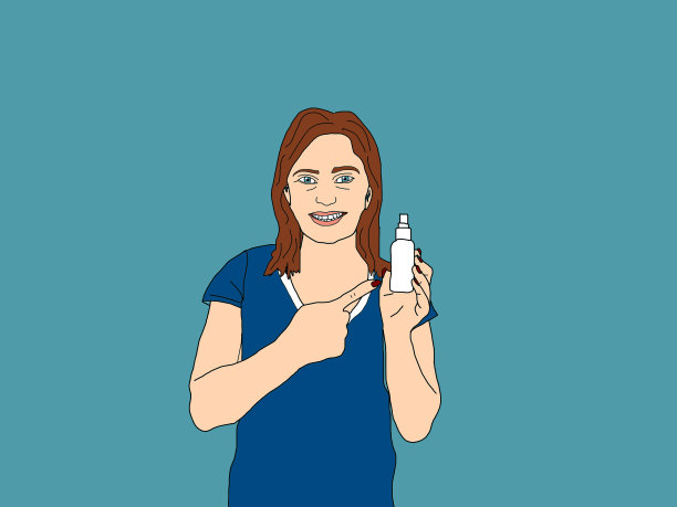 消毒，妇女喷洒消毒剂喷雾，以中和病毒和冠状病毒等细菌图片下载