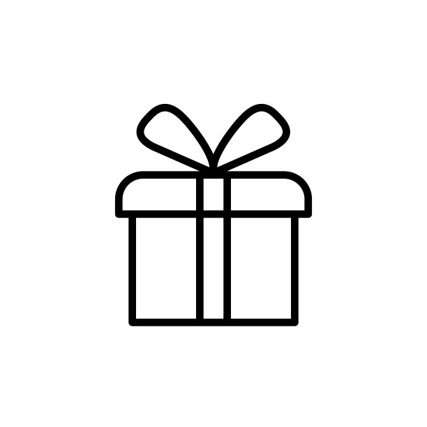 插图矢量图形的礼物图标模板图片下载