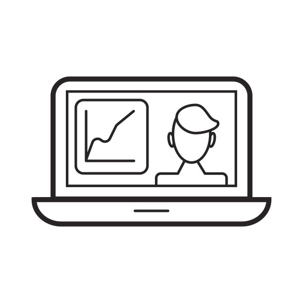 讲师图标矢量。大纲式的业务演示。主持人,研讨会标志。远程工作，远程教育，网上学习插图网站。选举，政治辩论的象征。图片下载