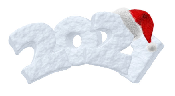 2021年雪文配圣诞老人帽子图片下载