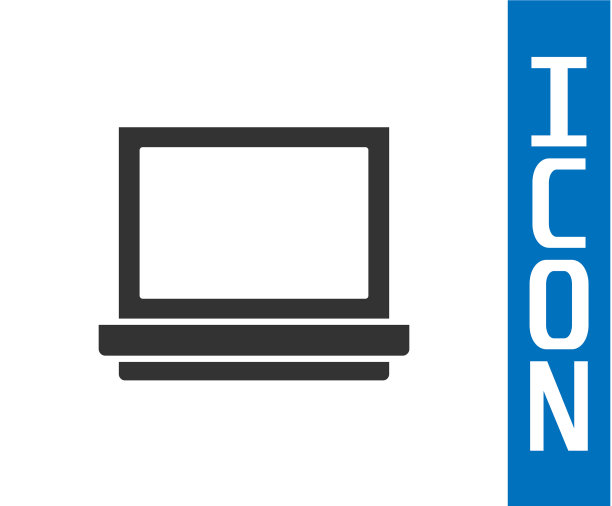 灰色化妆粉与镜子图标隔离图片下载