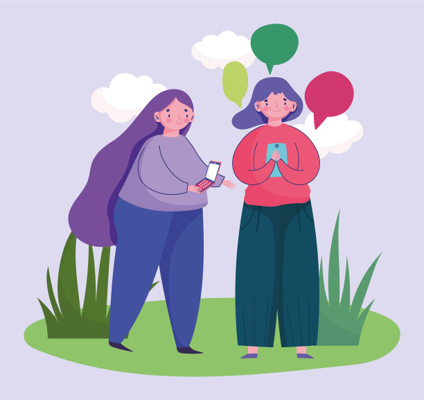 年轻女性用智能手机聊天图片下载