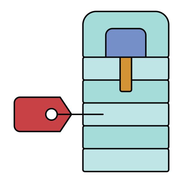 睡袋图标，夏季促销相关矢量图片下载