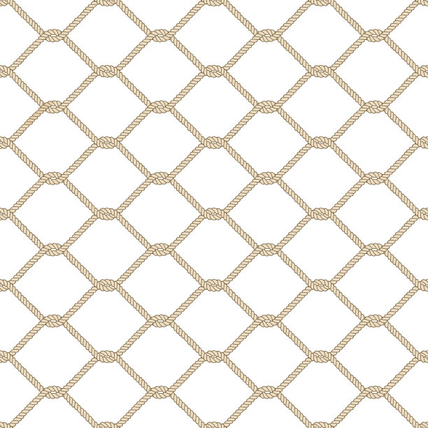 矢量无尽的航海绳索模式，手绘图片下载