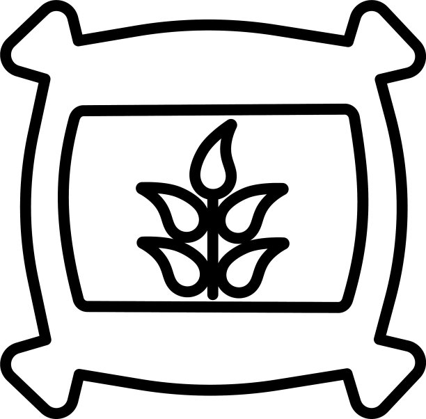 布袋种子线性图标图片下载