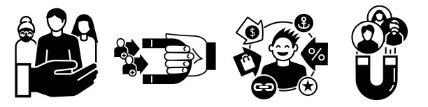 客户保留图标设置，简单的风格图片下载