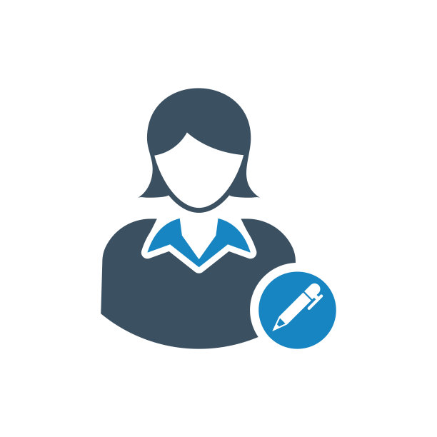 女性作家的图标图片下载