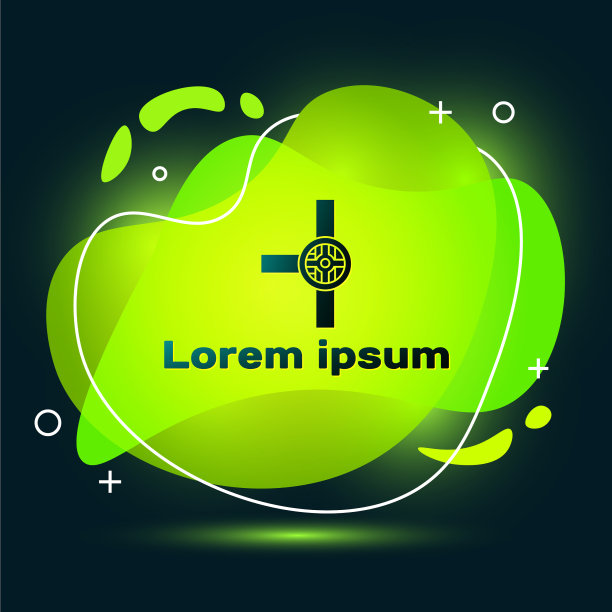 黑色工业金属管道和阀门图标图片下载