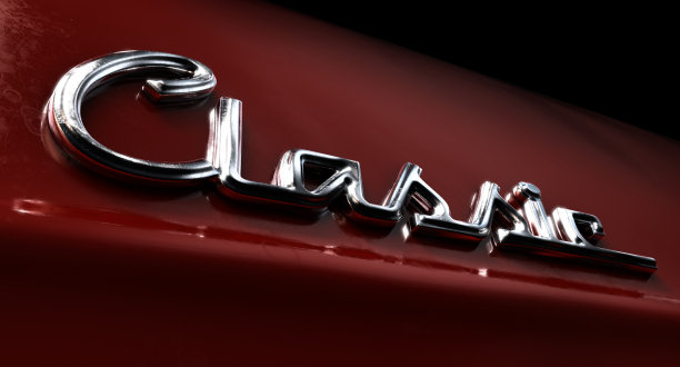 经典镀铬车标图片下载