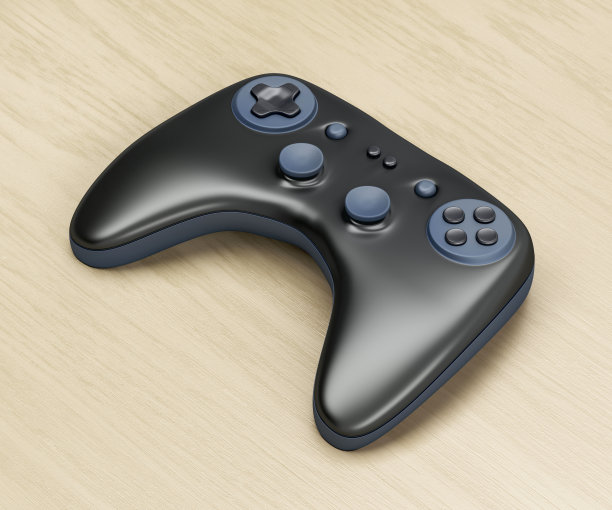 黑色的游戏控制器图片下载