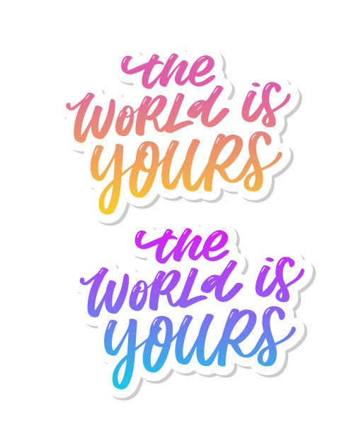 旅行生活方式灵感语录刻字。动机排版。书法平面设计元素。旧的方法不能打开新的大门。让我们去探索。每张图片都有一个故事图片下载