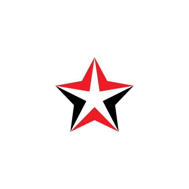星星标志设计模板图片下载