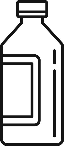 糖浆瓶图标轮廓风格图片下载
