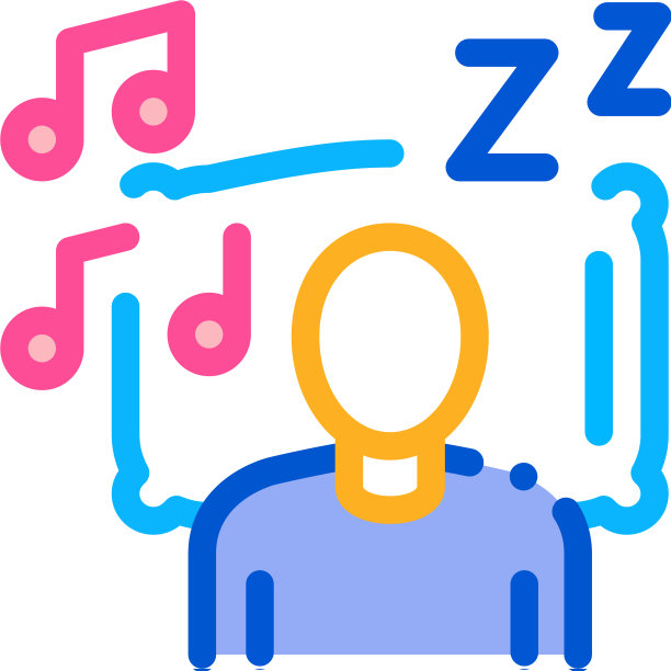 伴着音乐入睡图片下载