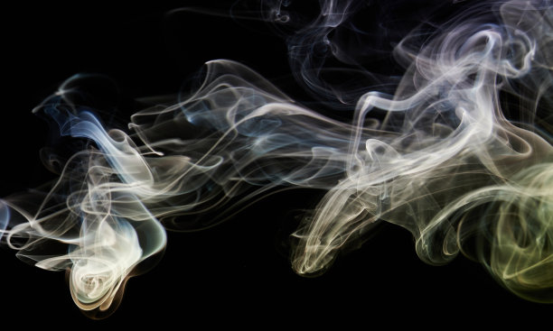 摘要黄色烟雾效应图片下载