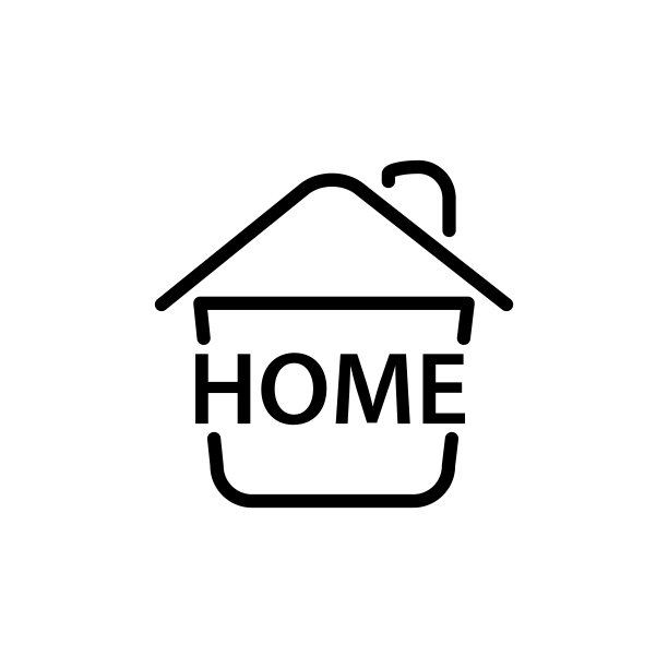 插图向量图形的home图标模板图片下载