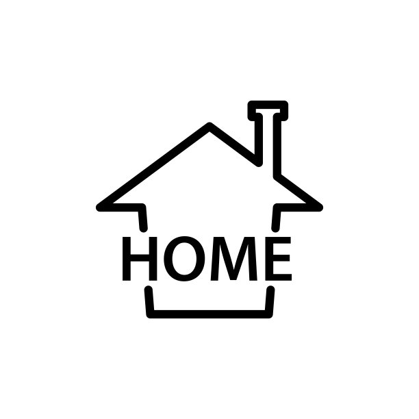 插图向量图形的home图标模板图片下载