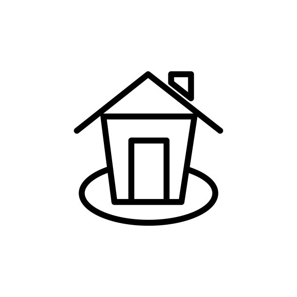 房屋图标模板矢量图图片下载